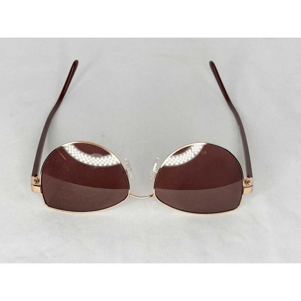 Michael Kors Lanikai Rose Gold Geometric MK1162 Sunglasses 58-16-140 W/ Case